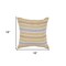 Homeroots Set of Two 18" X 18" Orange Beach Chevron Cotton Zippered Pillow, 2PK 535268 - alternate 5
