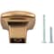 Designperfect 1-3/16 Overall Length Square Cabinet Knob, Champagne Bronze/Gold DPA-S83KCBZ - alternate 3