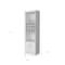 Homeroots 71" White Wood Bar Cabinet With Two Doors 558541 - alternate 10