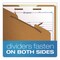 Pendaflex Pressboard Top Tab Folders, 2/5-Cut Tab, Exp 2.5", 2 Dividers, 6 Fasteners, Legal, Light Green, 10PK 17176EE - alternate 7