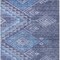Homeroots 5' X 8' Navy Blue Charcoal And Gray Southwestern Washable Indoor Outdoor Area Rug 603552 - alternate 8