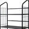 Homeroots 64" Black Metal Five Tier Bookcase 469090 - alternate 4