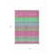 Homeroots 3' X 5' Blush Lime Green And Teal Blue Striped Washable Indoor Outdoor Area Rug 614797 - alternate 8