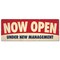 Signmission Now Open, 36 Inch, Banner B-96-30404 - alternate 1