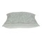 Homeroots 22" Beige and Green Damask Linen Blend Throw Pillow with Embroidery and Applique 529237 - alternate 4