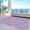 Homeroots 8' X 10' Purple Floral Medallion Washable Indoor Outdoor Area Rug 607851 - alternate 7