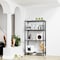 Factory 2U Wire Shelving Unit, 14inD x 30inW x 60inH, 4 Shelves, Medium Duty 250 lbs Per Shelf, Black 803974 - alternate 5