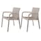 Lagoon Koppla Resin Stackable Rattan Style Dining Armchair, 2PK 7027G6-SSLGS - alternate 1