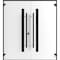 Vdomdoors Aluminum Double Doors Dekton 0163 Ardesia Nero Entry Door Painted (W72xH96) Left hand Outswing DEKTON0163DEXD-ARD-W72xH96-LH-O - alternate 3