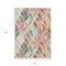 Homeroots 5' X 8' Orange Copper And Gold Geometric Washable Indoor Outdoor Area Rug 589237 - alternate 6