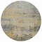 Homeroots 8' Pewter And Wheat Round Abstract Washable Indoor Outdoor Area Rug 616246 - alternate 7
