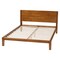 Baxton Studio Aldith Japandi Walnut Brown Toolless Assembly Queen Platform Bed 258-13796-ZORO - alternate 6