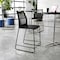 Flash Furniture HERCULES Series Black Stack Counter Stool with Air-Vent Back and Black Powder Coated Sled Base, 3PK 3-RUT-498A-CS-BK-GG - alternate 9