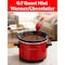 Betty Crocker Betty Crocker0.7-Quart Mini Slow Cooker, Chocolatier & Simmer Pot, Red BC-2555R - alternate 10