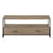 Homeroots 47in Deep Taupe Cabinet Enclosed Storage TV Stand 490360 - alternate 1