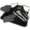 Picnic Time Family Of Brands NCAA Purdue Boilermakers BBQ Apron Tote Pro Grill Set, Heavy Duty BBQ Apron For Men 635-88-179-514-0 - alternate 1