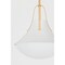 Hudson Valley Lighting Coventry 20 in. Pendant Vintage Gold Leaf/ White Plaster 4520-VGL/WP - alternate 6