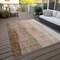 Homeroots 10' X 14' Brown And Beige Ombre Washable Indoor Outdoor Area Rug 581803 - alternate 7
