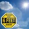 Signmission Please Stay 6 Feet Away, 6 inch X 6 inch, Plastic Sign, 2PK OC-P-2PACK-6-198 - alternate 5