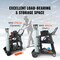 Vevor Welding Cart 3-Tier 400 LBS Welder Welding Cart with 360 Deg Swivel Wheels WT-78 - alternate 4