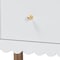 Baxton Studio Roni Modern White Wood 4-Piece Full Bedroom Set with Scalloped Edges 256-14082-14085-14084-14083-ZORO - alternate 7