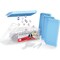 Emporio Kitchen Round Ice Cube Tray Set Pack of 1, BPA-Free, 104 Ice Balls per Tray, Lid & Tongs, Blue EMPICES102.6 - alternate 1