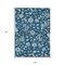 Homeroots 9' X 12' Navy Blue Ivory And Gray Floral Washable Indoor Outdoor Area Rug 597834 - alternate 6