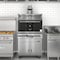 Koolmore 35.04 inch Stainless Steel Professional Charcoal Oven With Warming Racks And Bottom Cabinet KM-CHO35-SS-TRB - alternate 8