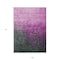 Homeroots 9' X 12' Blush And Dark Gray Ombre Washable Indoor Outdoor Area Rug 602861 - alternate 6