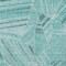 Homeroots 10' X 14' Teal Blue And Ivory Geometric Washable Indoor Outdoor Area Rug 594814 - alternate 8
