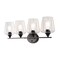 Jonathan Y Jayne 32" 4-Light Iron/Seeded Glass Cottage Rustic LED Vanity Light, Oil Rubbed Bronze JYL7548A - alternate 10