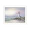 Homeroots Lighthouse at Sunset White Framed Print Wall Art 529943 - alternate 1