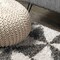 Jonathan Y Alcudia Geometric Shag Beige/Dark Gray 8 ft. x 10 ft. Area Rug SHG100A-8 - alternate 5