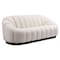 Homeroots 85" Cream Curved Sofa 557022 - alternate 1