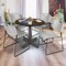Regency Round Kobe Breakroom Table W/ 4 Zeng Stack Chairs, 36 in W, 36 in L, Neo Walnut TKB36RNDNW44GY - alternate 7