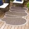 Jonathan Y Jasper Modern Rustic Abstract Light Brown/Beige 6 ft. x 9 ft. Indoor/Outdoor Shaped Area Rug SHP101D-6 - alternate 6