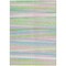 Homeroots 8' X 10' Mint Green Pink And Blue Striped Washable Indoor Outdoor Area Rug 597340 - alternate 5