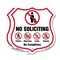 Signmission No Soliciting Shield Sign No Politics Ma, 12 inch X 12 inch, Aluminum Metal Sign, 2PK SHI-A-2PACK-12-403 - alternate 1