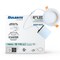 Bulbrite 6" Canless 2700K, 70w Equivalent, New Construction Integrated LED Recessed Light Kit Metal JBOX, 2PK 861678 - alternate 6