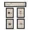 Homeroots Set Of Five Kitchen Friendship Collection II 2 Black Framed Print Kitchen Wall Art, 5PK 405943 - alternate 1