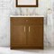 James Martin Vanities Bellshire 36" Single Vanity, Honey Oak w/ 3 CM White Zeus Silestone Top 660-V36-HNO-3WZ - alternate 8