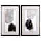 Homeroots Set Of Two Stones Brown Framed Print Wall Art, 2PK 484260 - alternate 3