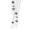 Z-Lite Fontaine 7 Light Chandelier, Matte Black, 19.5 In W x 15 In H 7002P5-7R-MB - alternate 5