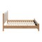 Homeroots Natural and Beige Wood And Upholstery King Bed Frame 583187 - alternate 4