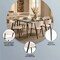 Leisuremod Aspen Collection Modern Dining Chair Black Frame in White ACBL51W - alternate 5