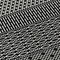 Homeroots 8' Black And Ivory Round Chevron Washable Indoor Outdoor Area Rug 612240 - alternate 5