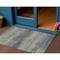 Homeroots 3' X 5' Granite Gray Striped Washable Indoor Outdoor Area Rug 608473 - alternate 1