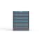 Strong Hold 5 drawer cabinet - (5x 5ft) - Blue accents - Keyed Different S3036-PPDAS-0502FS - alternate 1