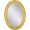Homeroots 46" Gold Oval Accent Mirror 632805 - alternate 4