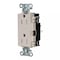 Hubbell Wiring Device-Kellems Straight Blade Receptacle, 5-15R, 15 A, 125V AC, 2 Pole, 3 Wire, Surface Mount, Grounded HBL2152STLATR - alternate 1